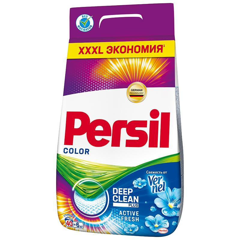 Порошок стиральный PERSIL Color Свежесть от Vernel д/цветного белья 6кг 1471002 2697480