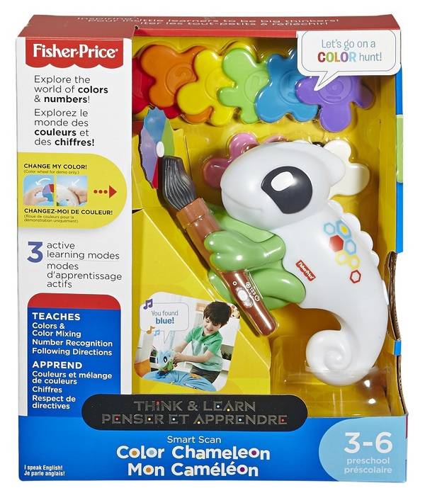 Хамелеон обучающий, детская игрушка Fisher-Price Mattel FCH23