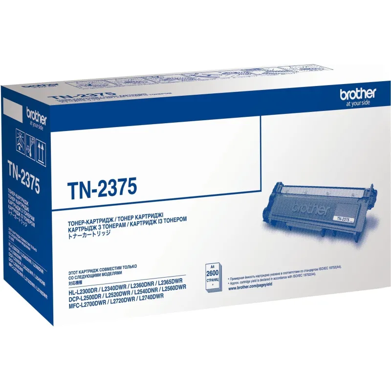 Тонер-картридж Brother TN-2375 чер. пов. емк. для HL-L2300D/L2340DW 390804 TN2375