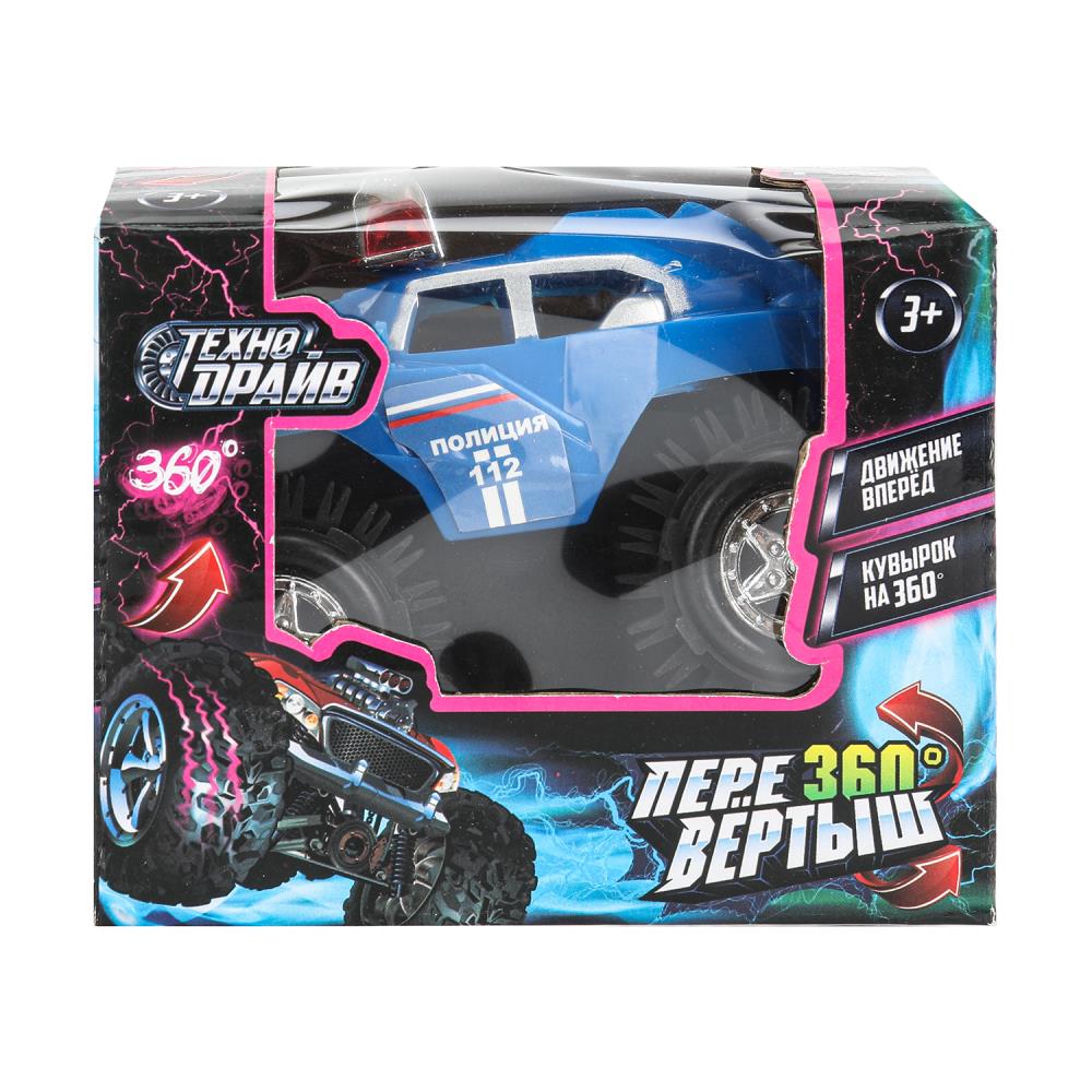 Машина-перевертыш, 11,5 см. электронная Технодрайв 1408B086-R