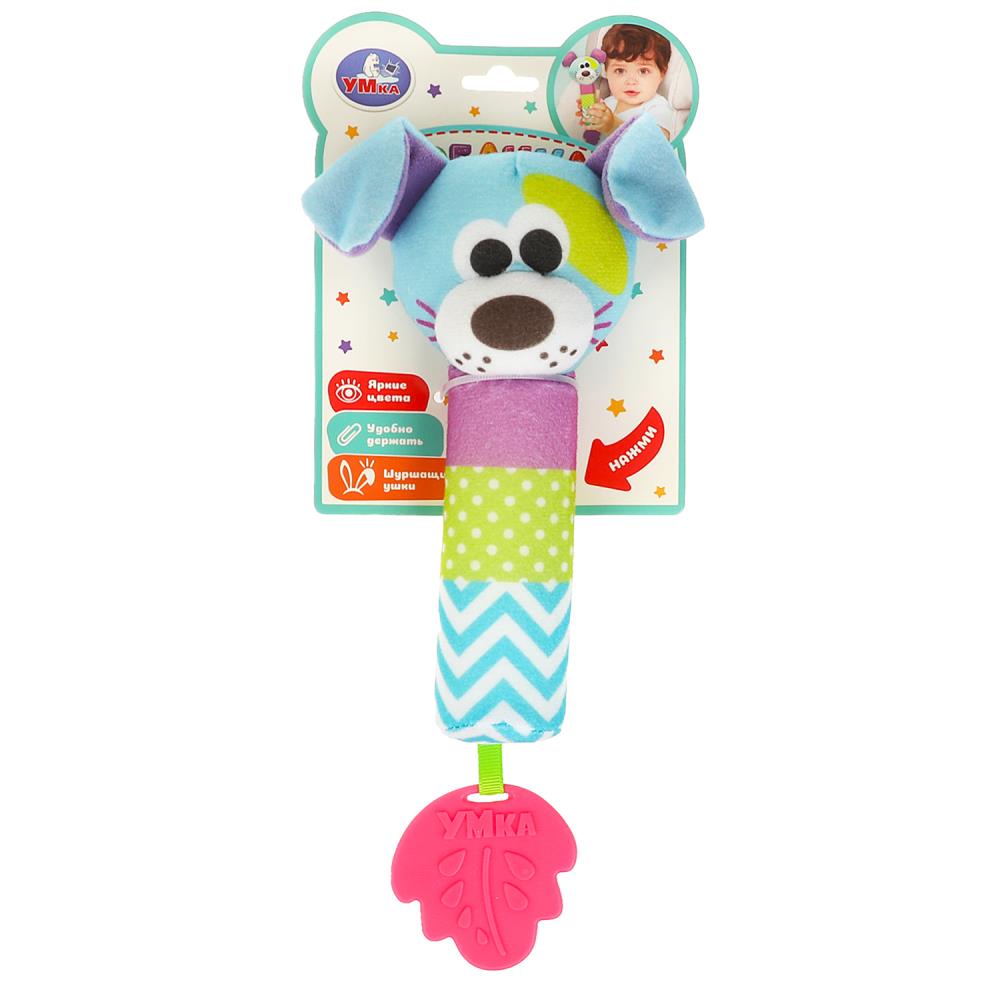 Погремушка - пищалка собачка УМка UM-DOG-24