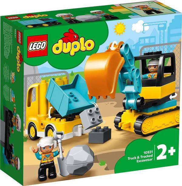 Конструктор Town "Грузовик и гусеничный экскаватор" Lego Duplo 10931-L