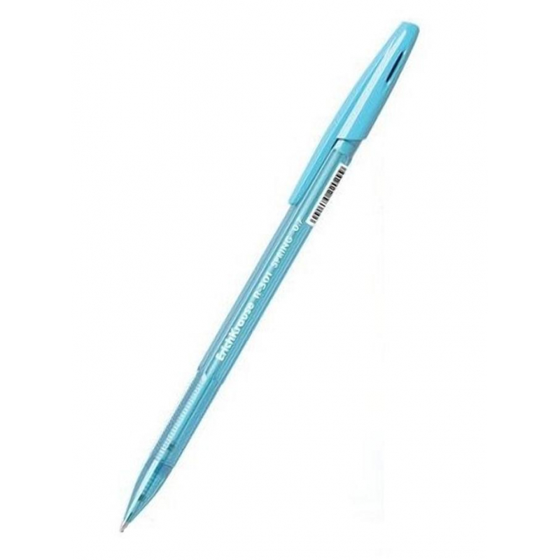 Ручка шарик. ErichKrause R-301 Spring Stick&Grip 0.7, цвет чернил синий 1442234 39532