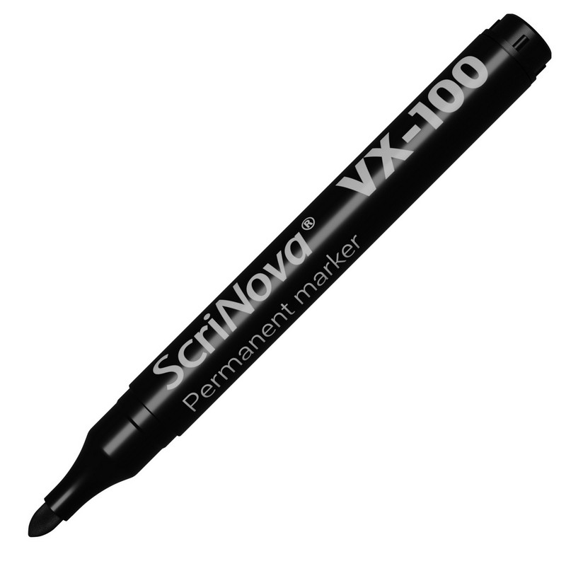 Маркер перманентный ScriNova VX-100 черный 1164829