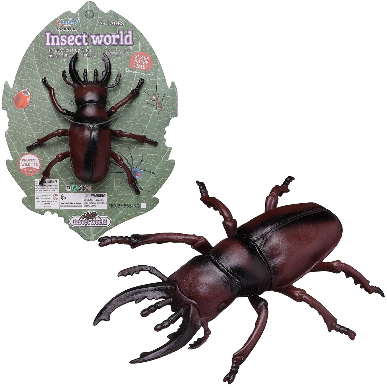 Фигурка гигантская Junfa насекомого "Жук-геркулес" WA-25523