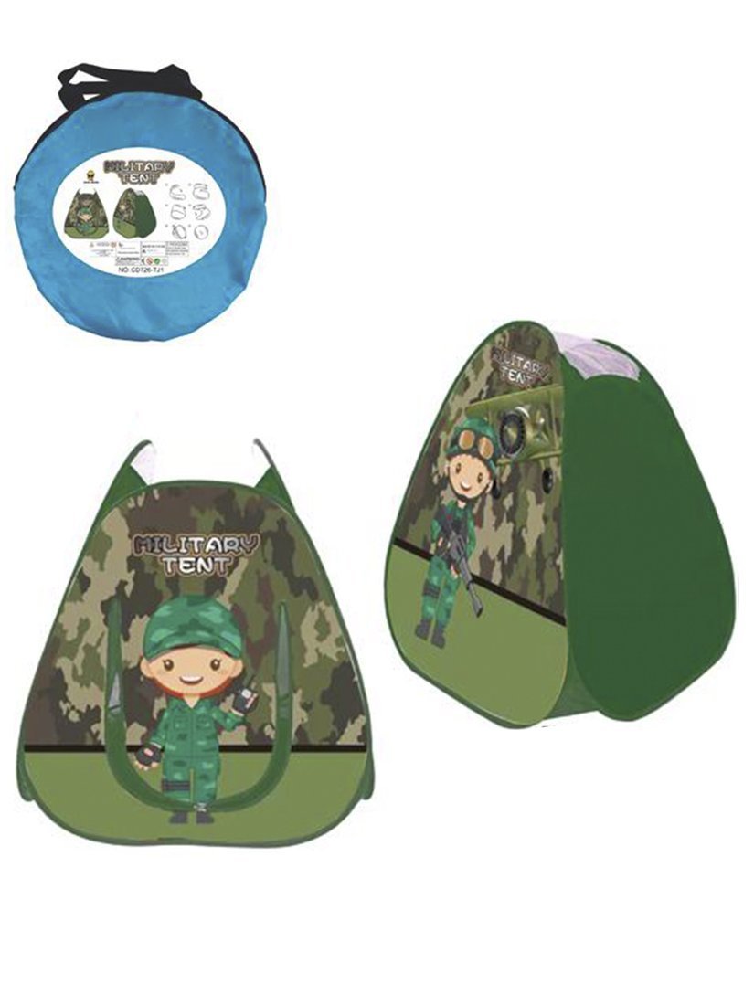Палатка игровая Военный шатер, 70х70х90 см, сумка Наша Игрушка CD726-TJ1