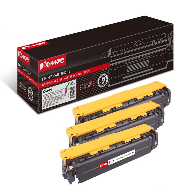 Картридж лазерный Комус U0SL1AM CMY для HP LJ 200 MFP M276n (3шт/уп.) 856045