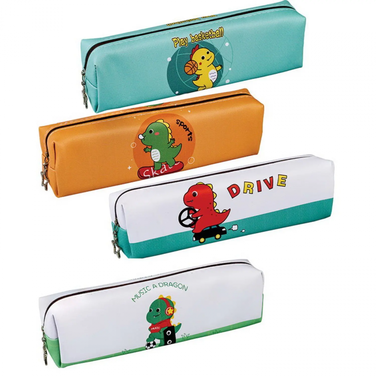 CENTRUM Пенал-косметичка Динозаврики 20*6,2*4,5cм 4 в ассортименте 81042