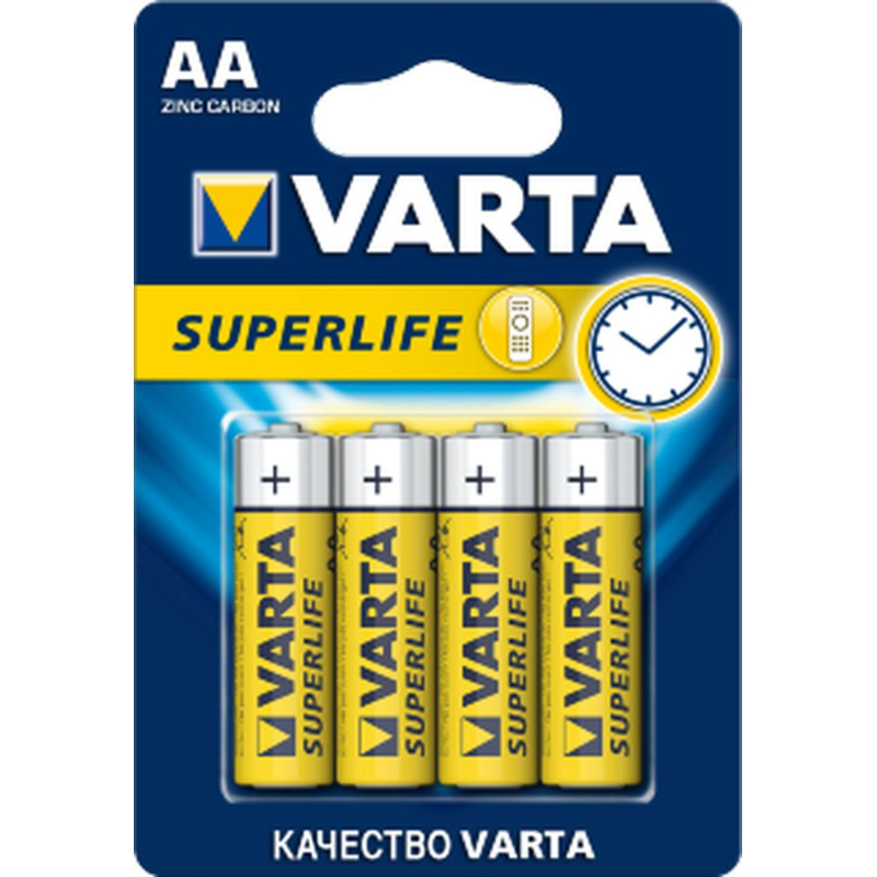 Батарейка Varta ENERGY LR6 AA 4шт/бл Alkaline 1.5V (4106) (4106213414) 1931781