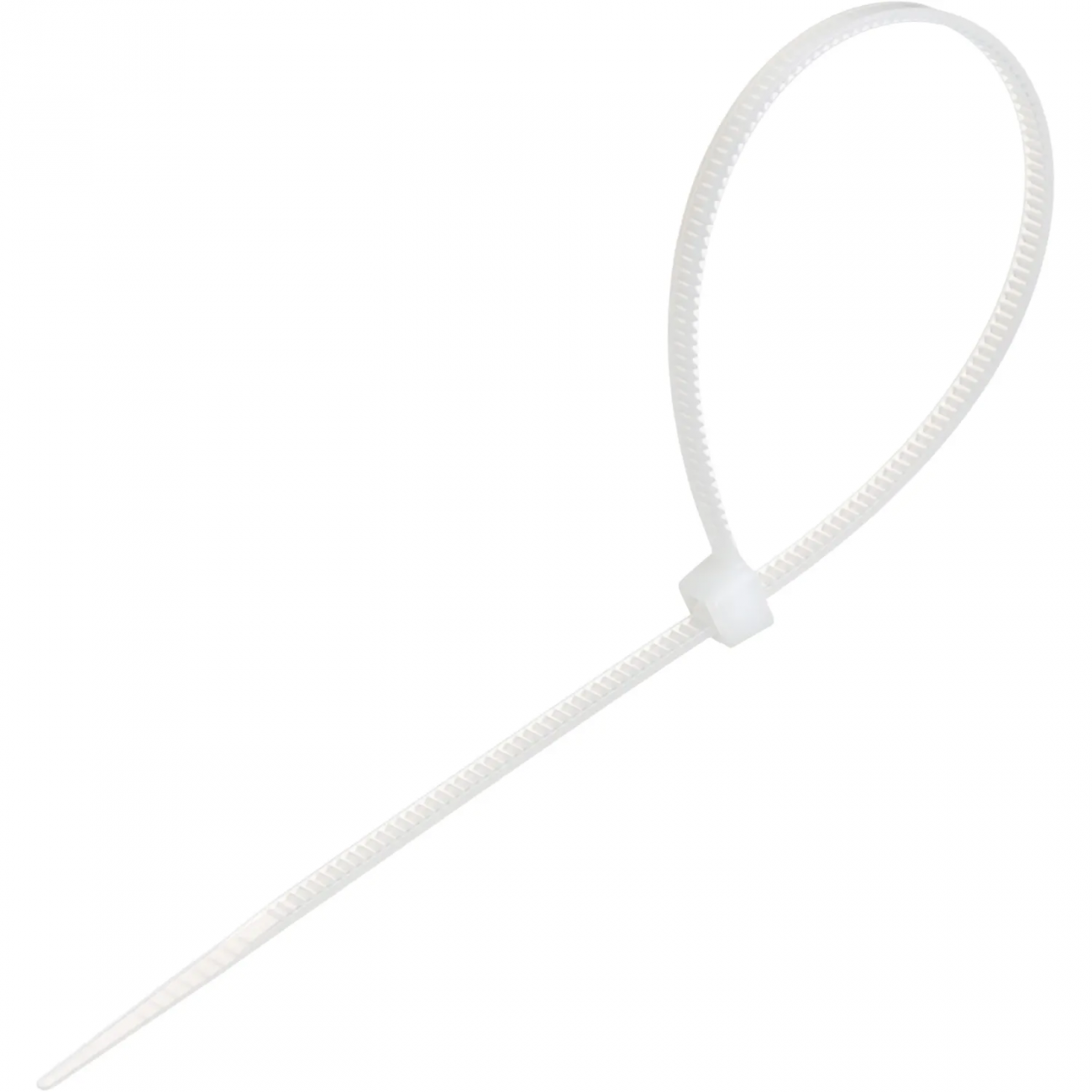 Стяжка (хомут) 200 мм x 3,6 мм,Bigtech BT-CT-200-36-W,нейлон,бел,100 шт/уп 2157524