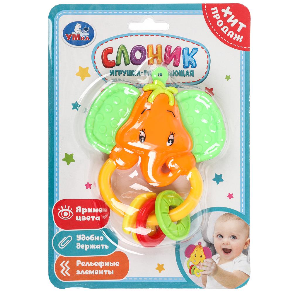 Игрушка развивающая слоник УМка 1602M118-Y1-R (240)