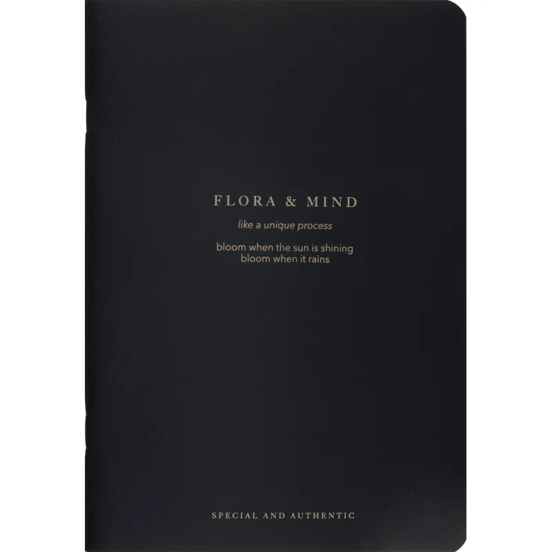 Тетрадь общая, BS, 150х210мм, 48л. клетка, скрепка. Flora, черный N4138 Be Smart 2054619