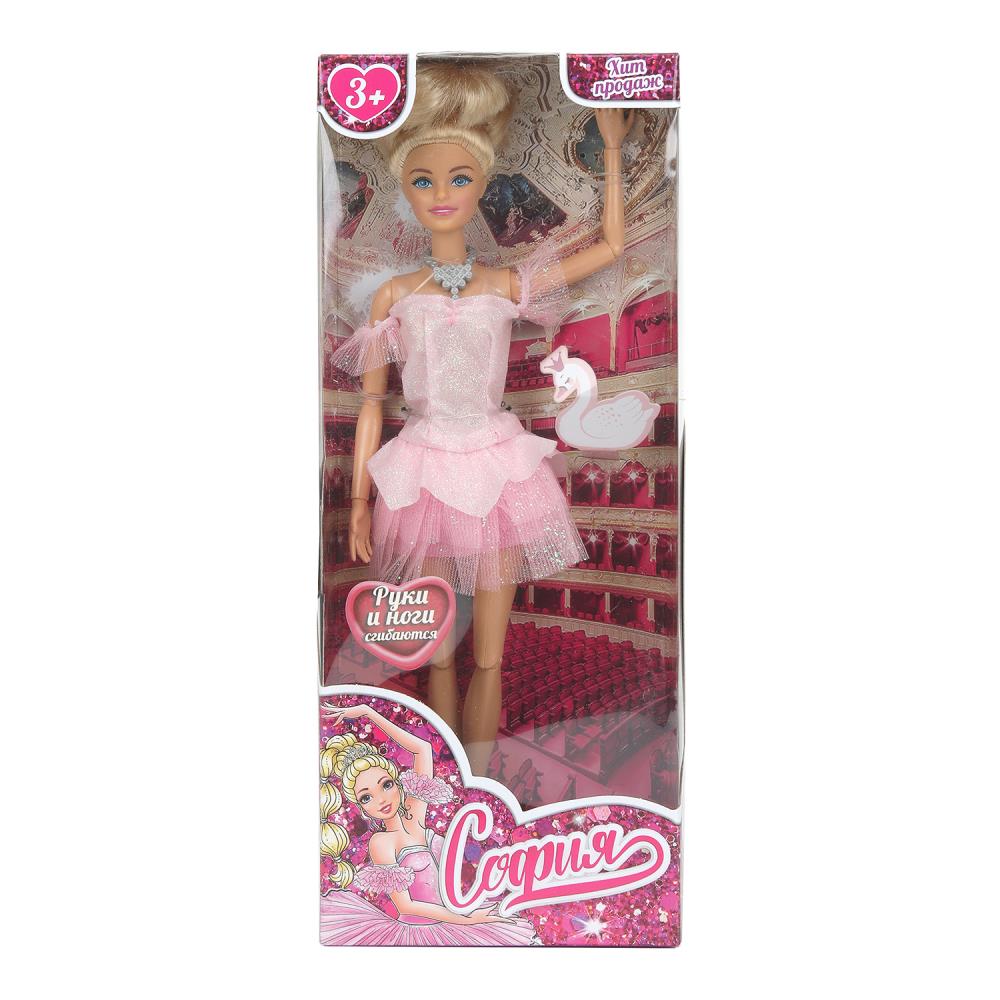 Кукла балерина София, 29 см. руки и ноги сгибаются Карапуз 66001J-BS5-S-BB-WOD