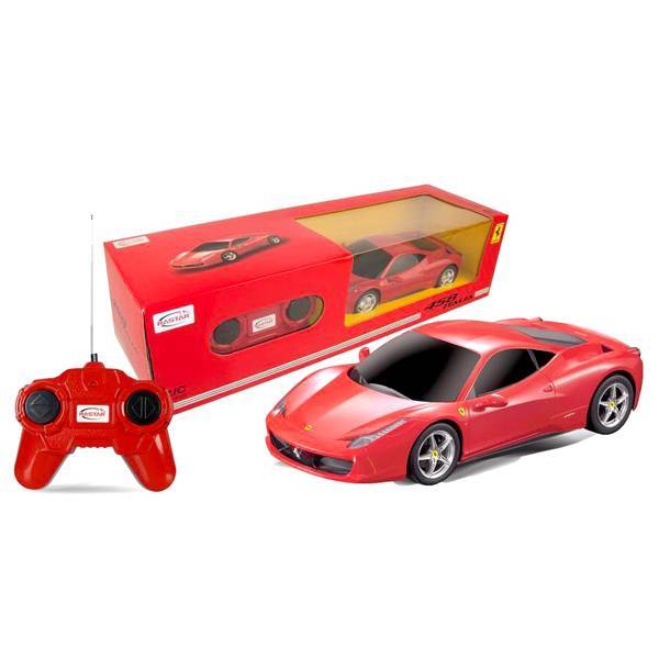 1:24 Ferrari 458 Italia, пластмассовая радиоуправляемая машина Rastar 46600