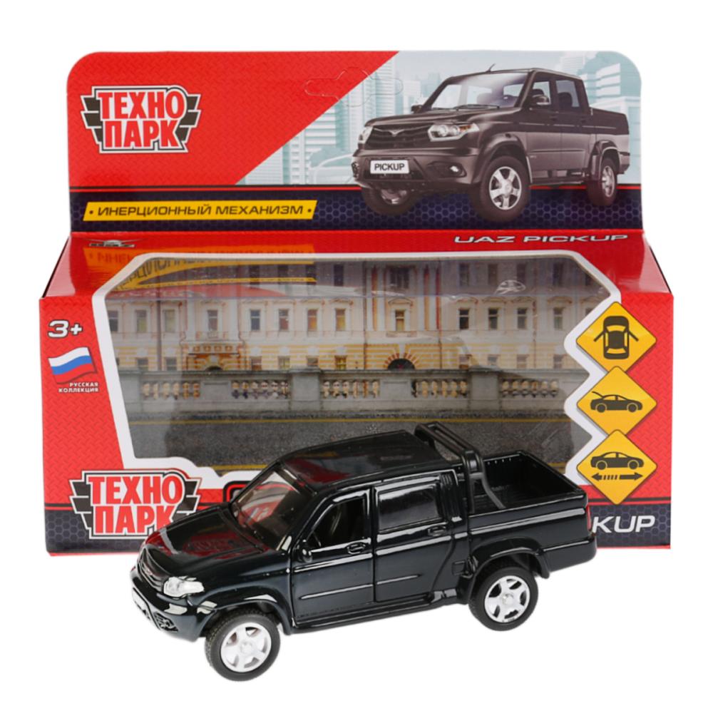 Машина металл Уаз пикап, 12 см черный Технопарк PICKUP-BK