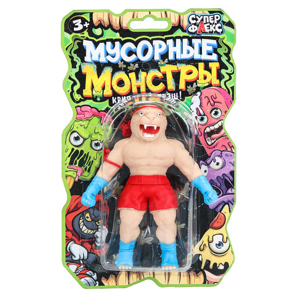 Игрушка тянучка "Мусорные монстры" серии Супер Флекс" СУПЕР ФЛЕКС JD0462-R5