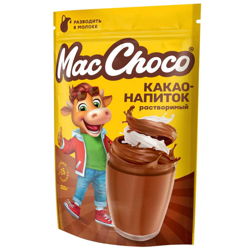 Какао напиток MacChoco, 235гр 1806384 101704