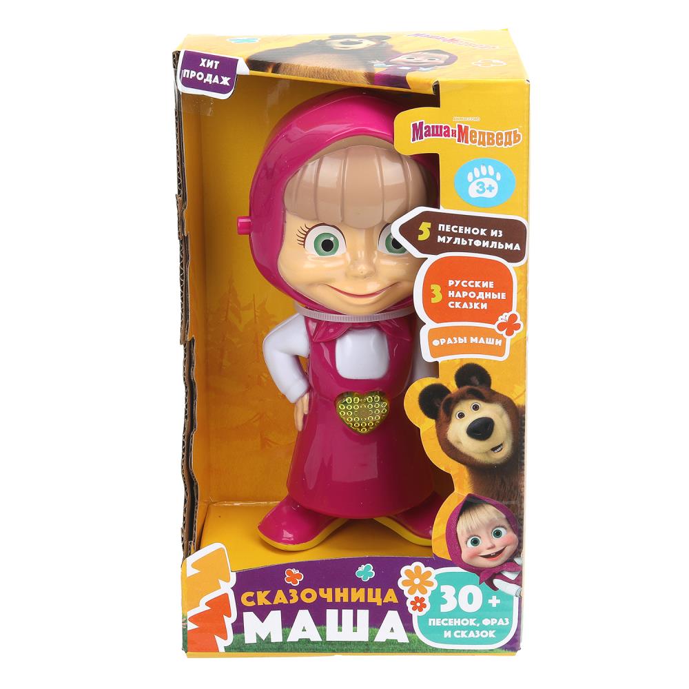 Сказочник 30+ песенок, фраз и сказок "Маша и Медведь" УМка HT1441-R