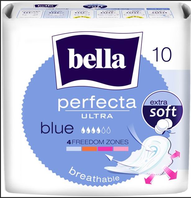 Прокладки Bella Perfecta Ultra Blue ультратонкие 10шт 5900516305871