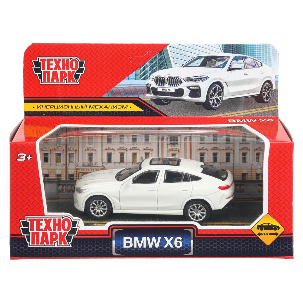 Машина металлическая Бмв X6, 10,5 см, белый Техно Парк X6-11-WH