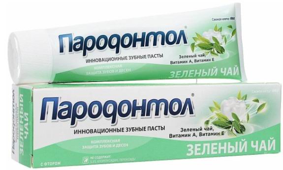 Зубная паста Свобода Пародонтол с экстрактом Зеленого чая 124г 4600936241261