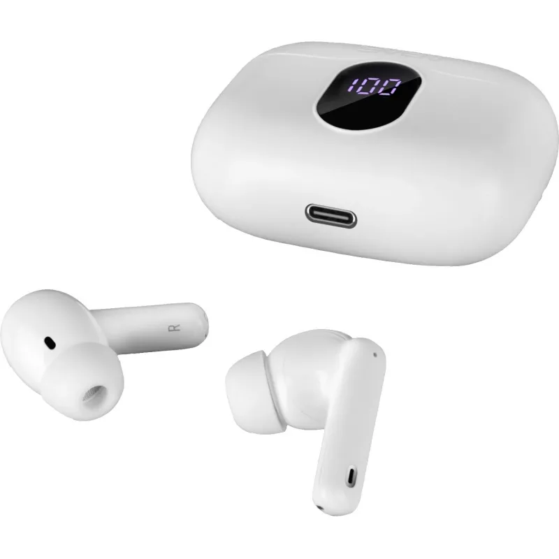 Наушники Sven E-310B, белый, Bluetooth, TWS, ANC, ENC 2244084 SV-022624