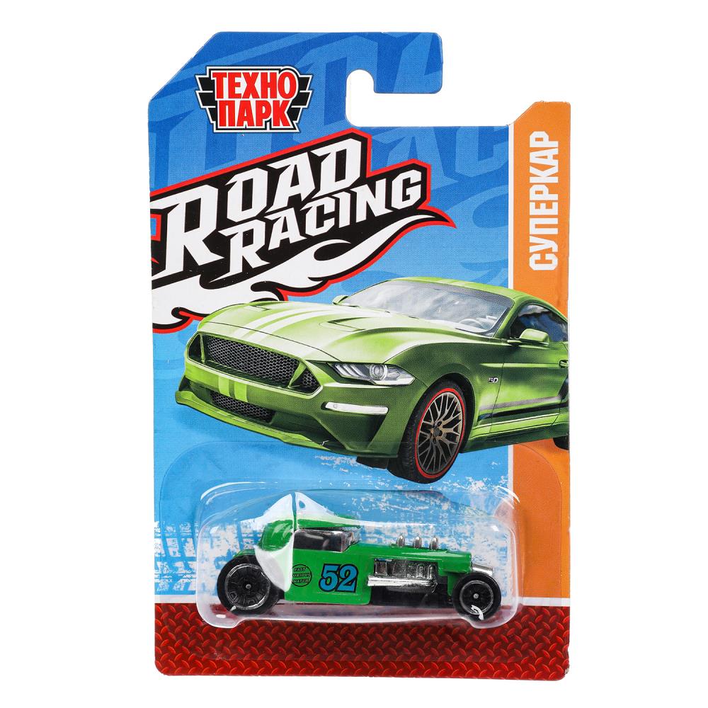 Машина Суперкар Роад Рейсинг, 7,5 см. металлическая (в асс) Технопарк RR-7-0009-R-WOD (576)