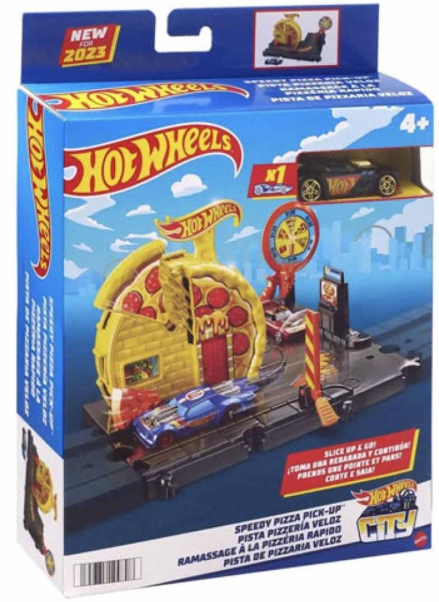 Игровой набор Mattel Hot Wheels Скоростная пицца HMD53