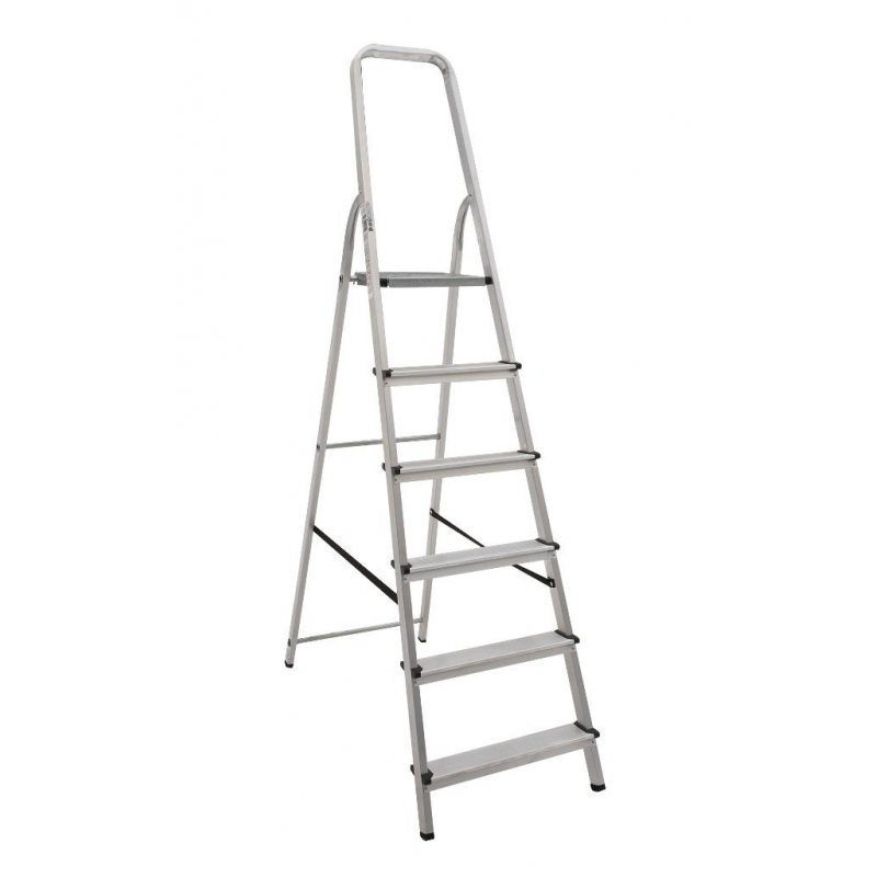 Стремянка алюминиевая 6 ступеней Новая Высота 1353932 1110106
