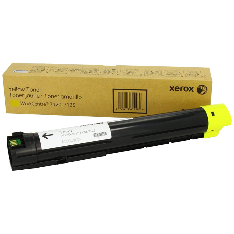 Тонер-картридж Xerox 006R01462 жел. для WC7120 246657