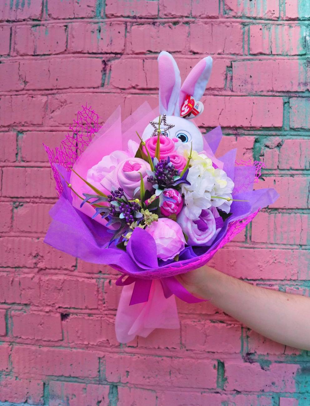 букеты из цветов для девочек на день рождения