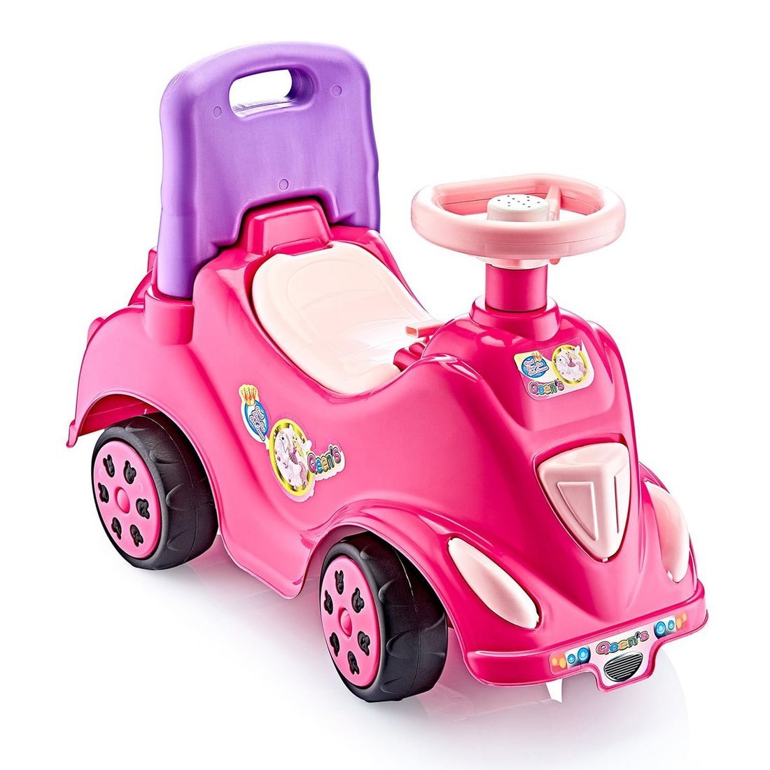 Машина-каталка Cool Riders Принцесса, с клаксоном GUCLU 4263_Pink