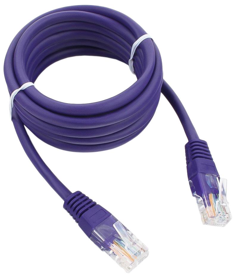 Патч-корд UTP Cablexpert PP12-1.5M/V кат.5e, 1.5 м, фиолетовый 1124739
