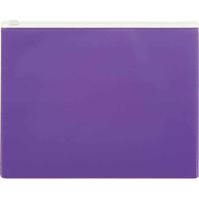 Папка-конверт на молнии Attache Color A5 фиолетовая 0.16 мм 1044989