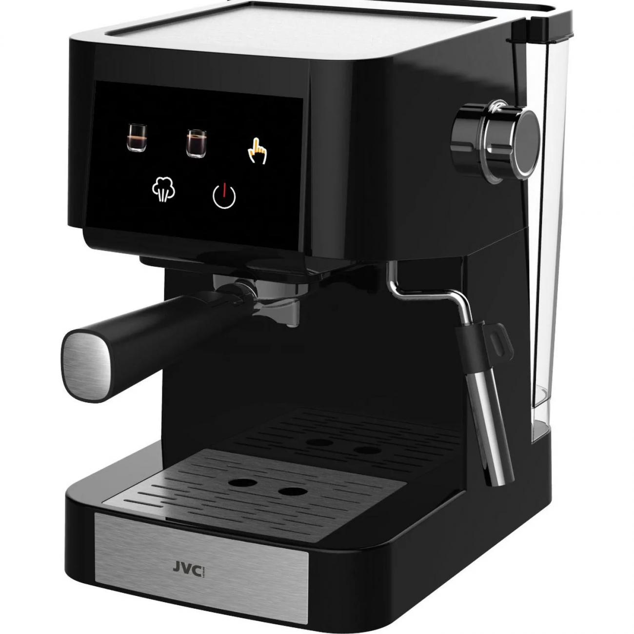 Кофеварка рожковая JVC сенсорная jvc JK-CF40 black, 950 Вт, 20 бар 2237572