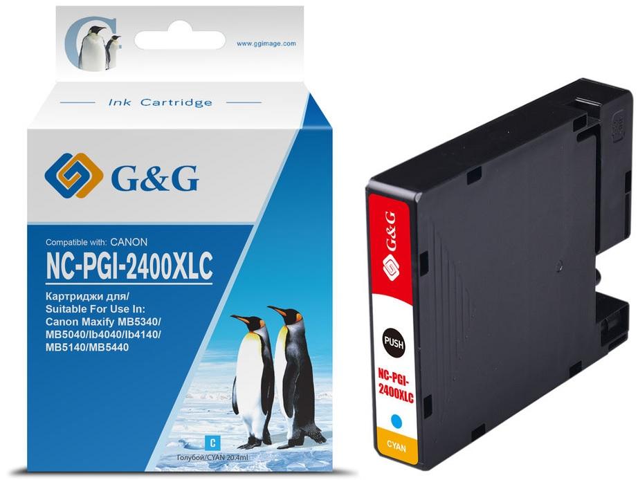 Картридж струйный G&G PGI-2400XL С гол. для Canon MAXIFY iB4040/ МВ5040 1650517