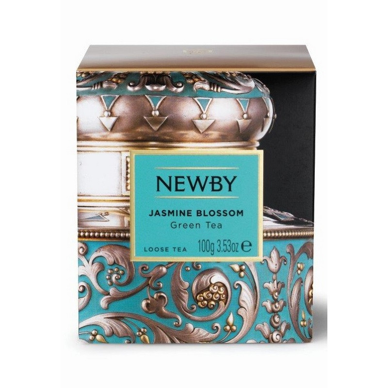 Чай зеленый Newby цветок жасмина, 100г 891515