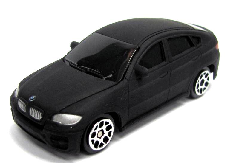 1:64 BMW X6, черный, металлическая машинка Uni Fortune 344002SM