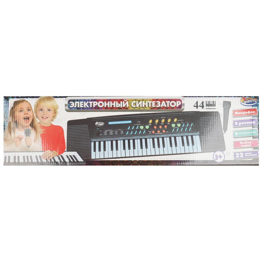 Пианино Электронный синтезатор, 44 клавиши, микрофон Играем Вместе 1604M261-R