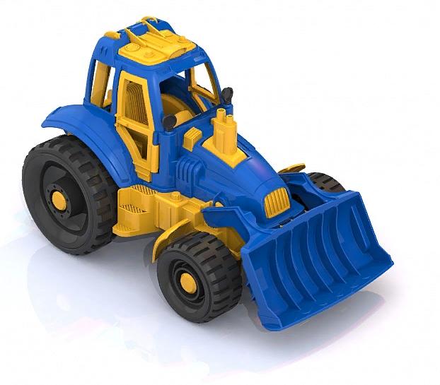 Трактор игрушечный с грейдером (в асс) Нордпласт Н-398