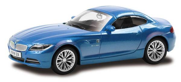 1:43 Машина металлическая RMZ City BMW Z4, цвет синий Uni-Fortune 444001-BLU