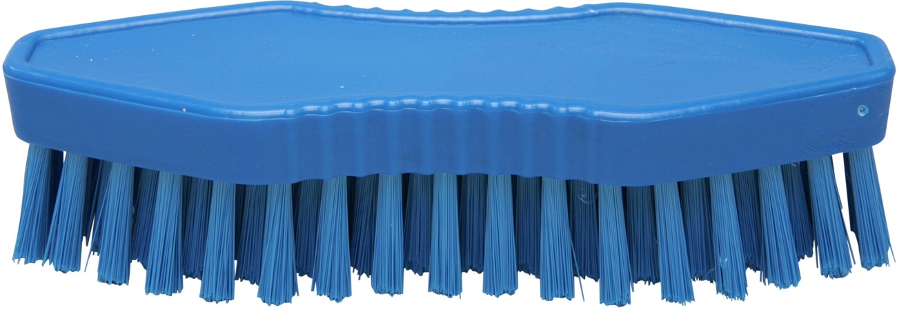 Щетка ручная скраб FBK 180х60мм жесткая синяя 15062-2 1601372