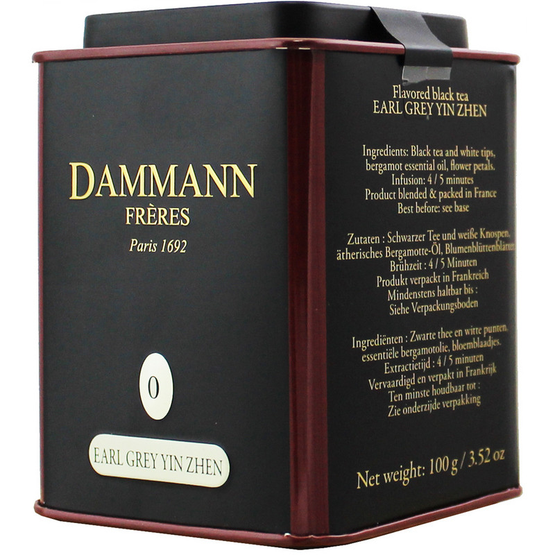 Чай Dammann The Earl Grey YinZhen листовой черн. 100г ж/б, 6745 831369