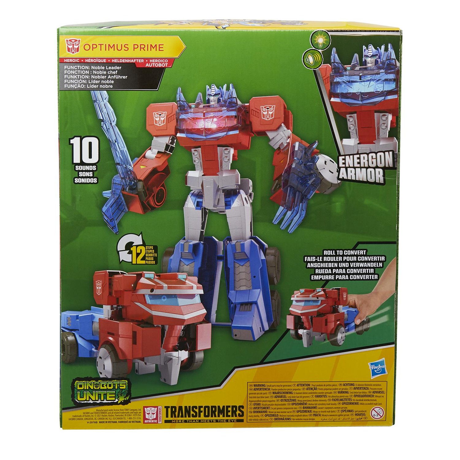 Робот-трансформер Hasbro TRANSFORMERS Оптимус Прайм с автоматической  трансформацией F27315X6 - купить в Москве