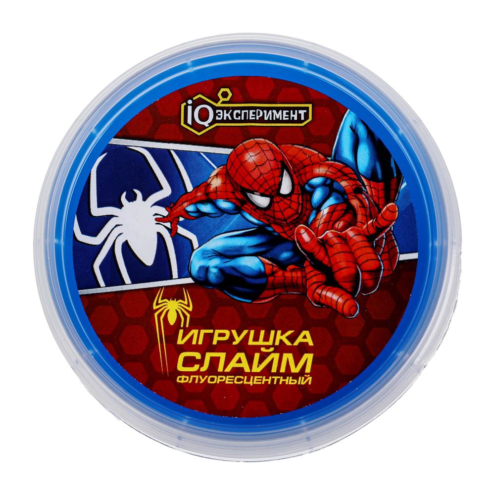 Слайм Супергерои, флуоресцентный, 100 г. Играем Вместе IQ-SN-SM-RU