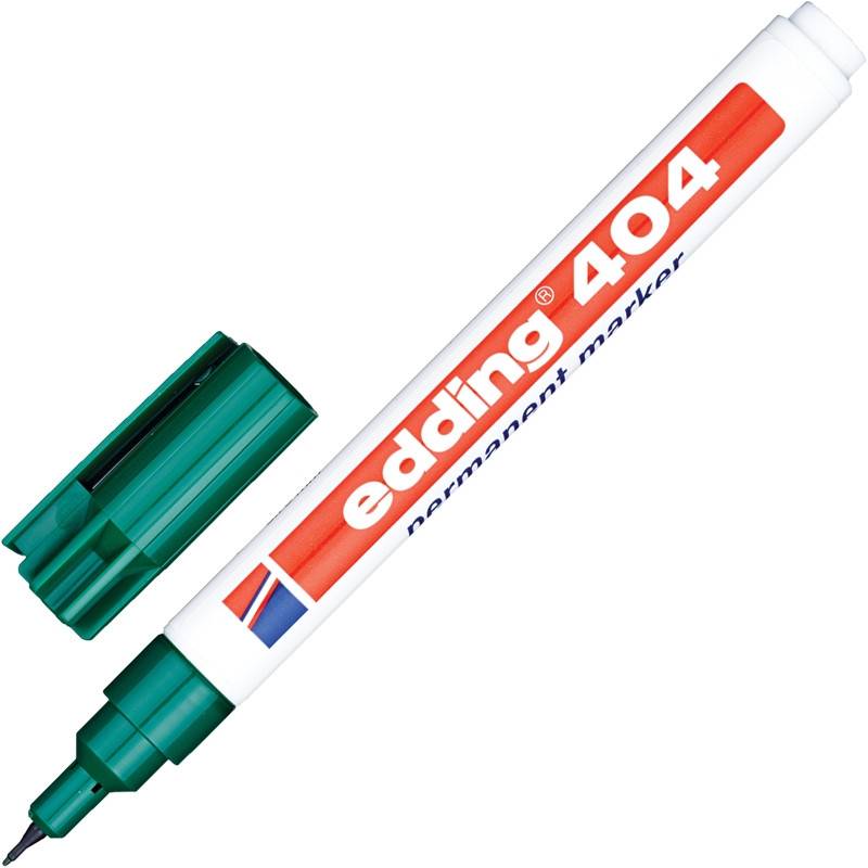 Маркер перманентный Edding E-404/4 зеленый (толщина линии 0.75 мм) 87139