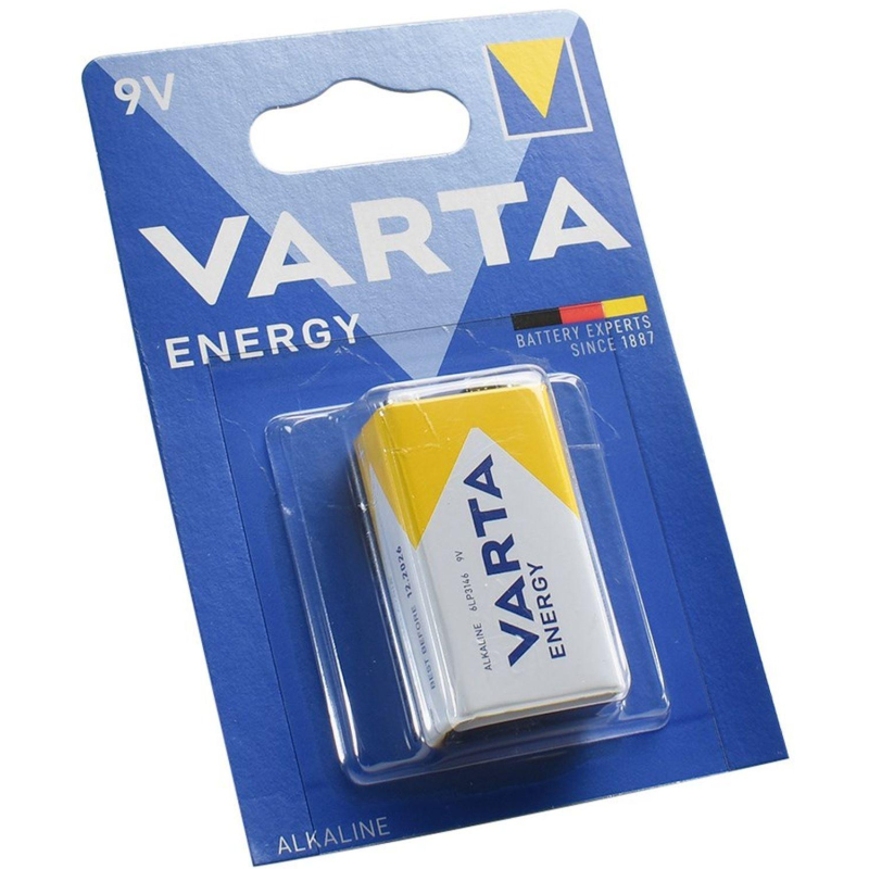 Батарейка Varta ENERGY Крона 6LP3146/6LR61 BL1 Alkaline 9V 4122(4122229411) 1931782