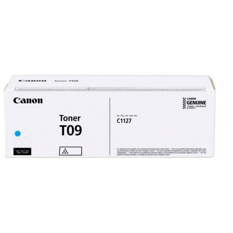 Тонер-картридж Canon Toner 09 C 3019C006 синий для I-Sensys X C1127i 1364692