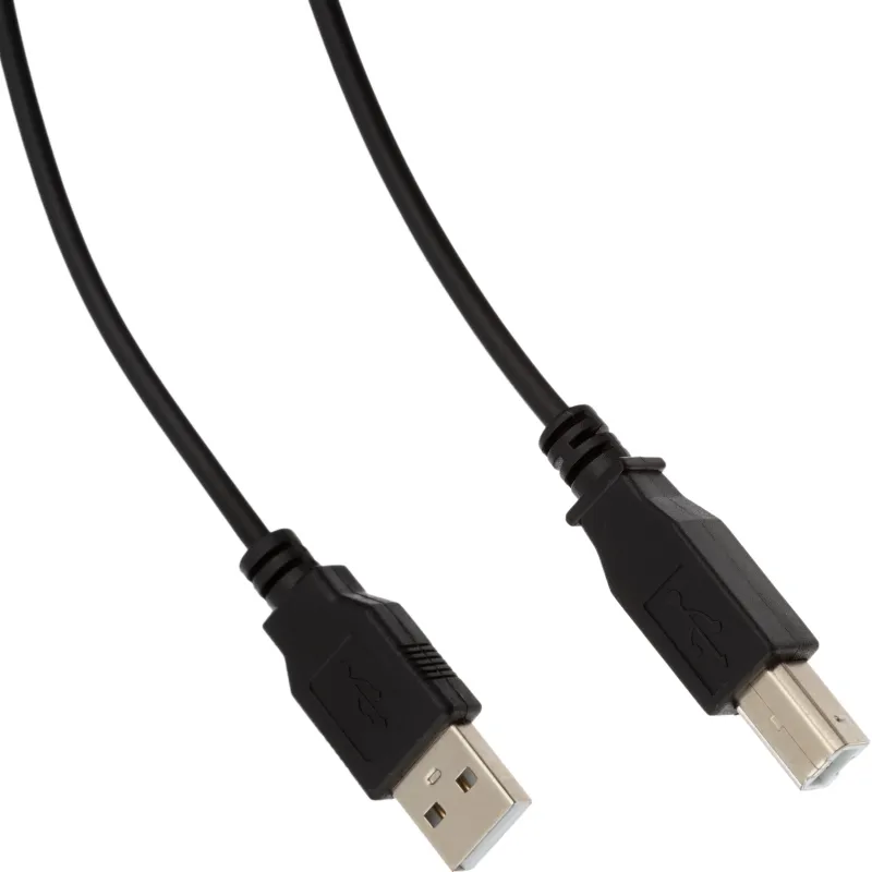 Кабель USB 2.0 AM/BM, 1.8м, чер (OAVDC001) BigTech 1880095