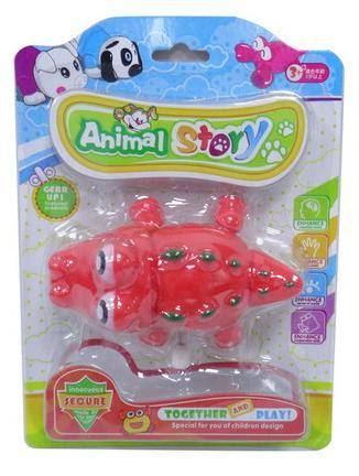 Крокодил заводной на блистере, игрушка арт 6613